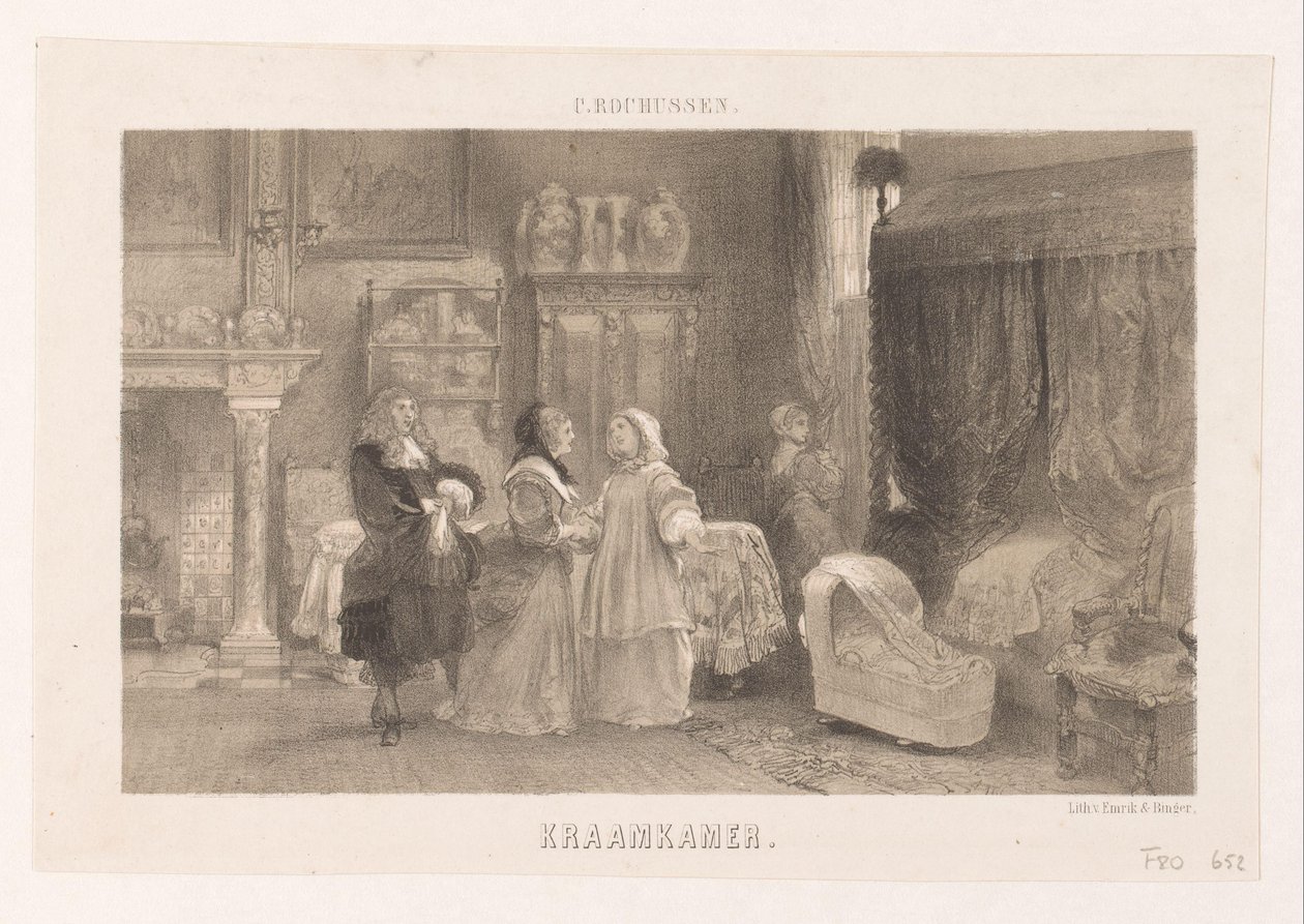 Chambre de maternité - Charles Rochussen