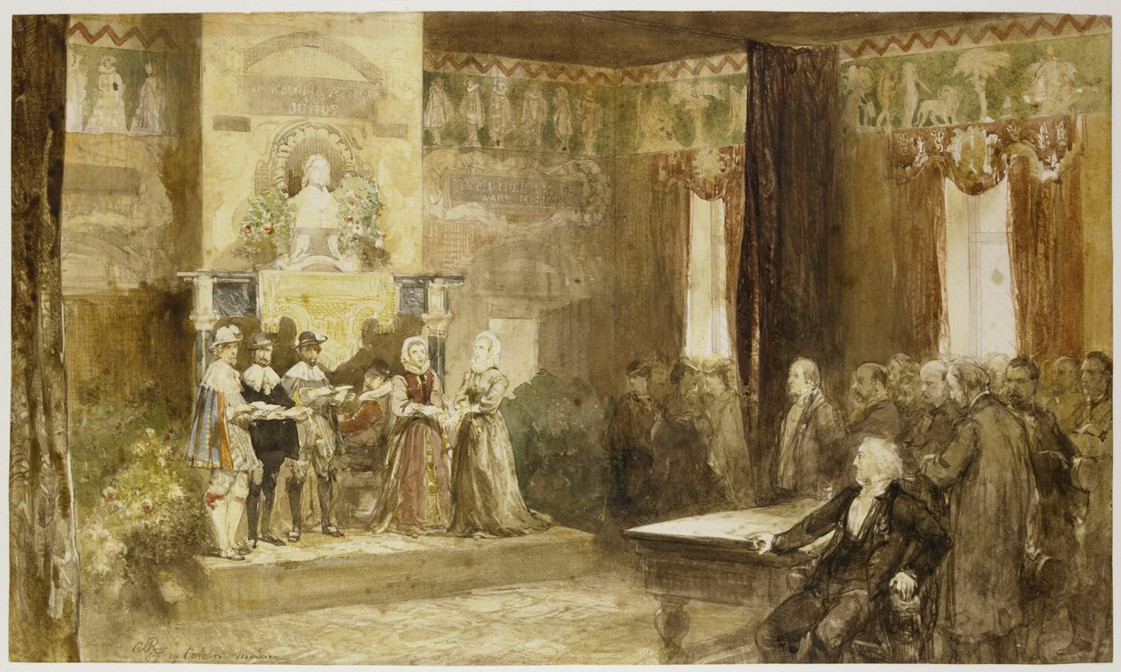 Célébration de Vondel au château de Muiden, 1867 - Charles Rochussen