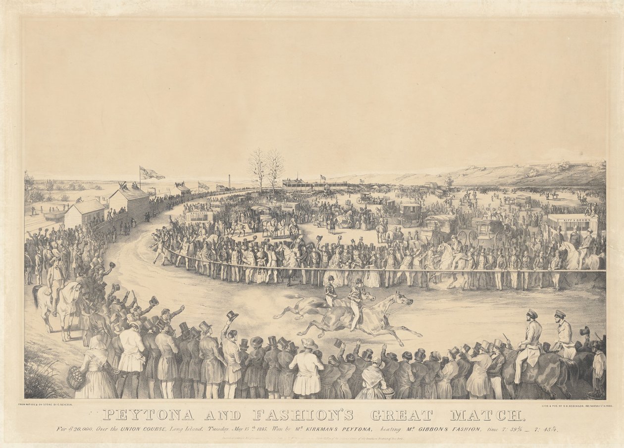 Le grand match de Peytona et Fashion - Charles Severin