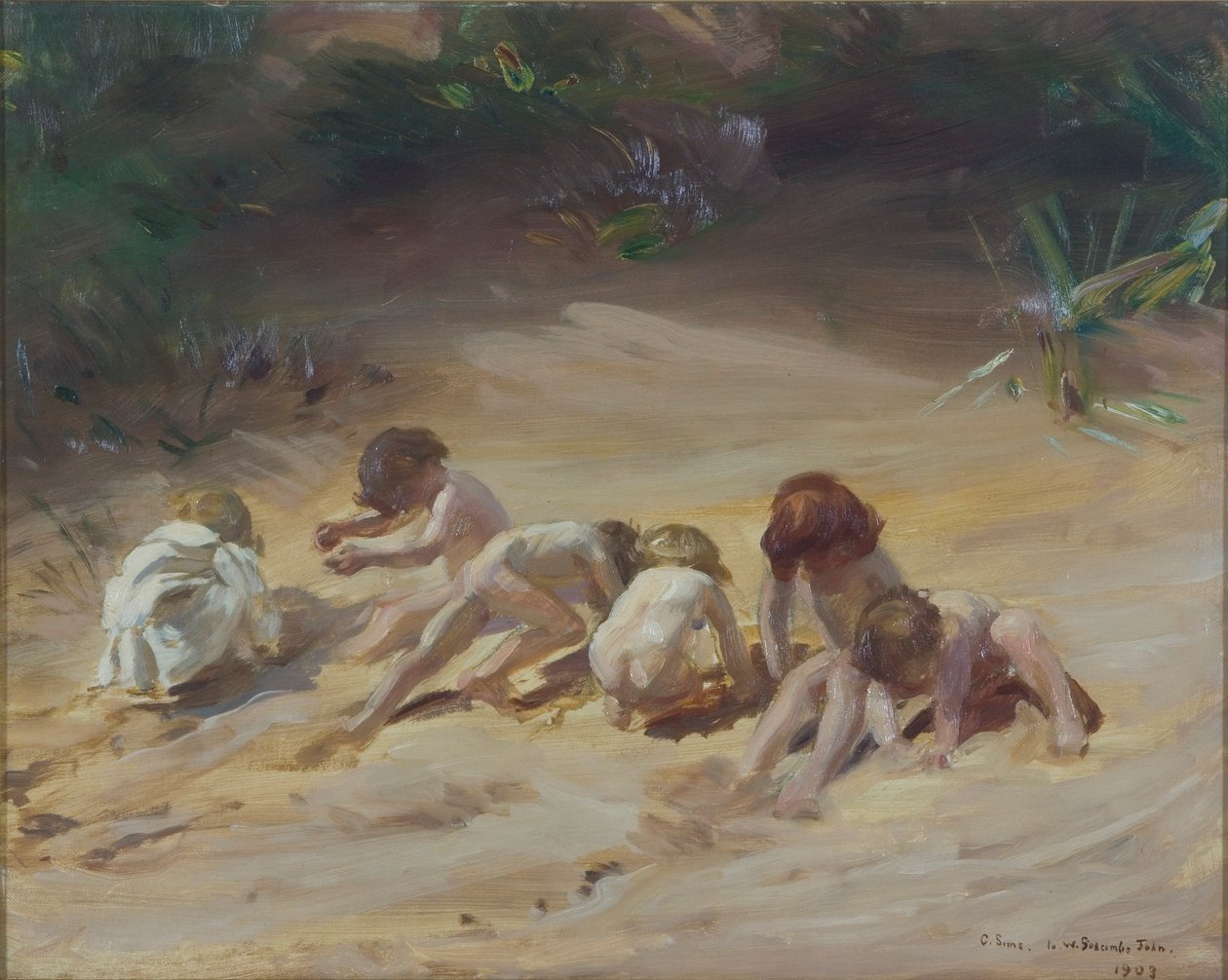 Enfants jouant, 1903 - Charles Sims