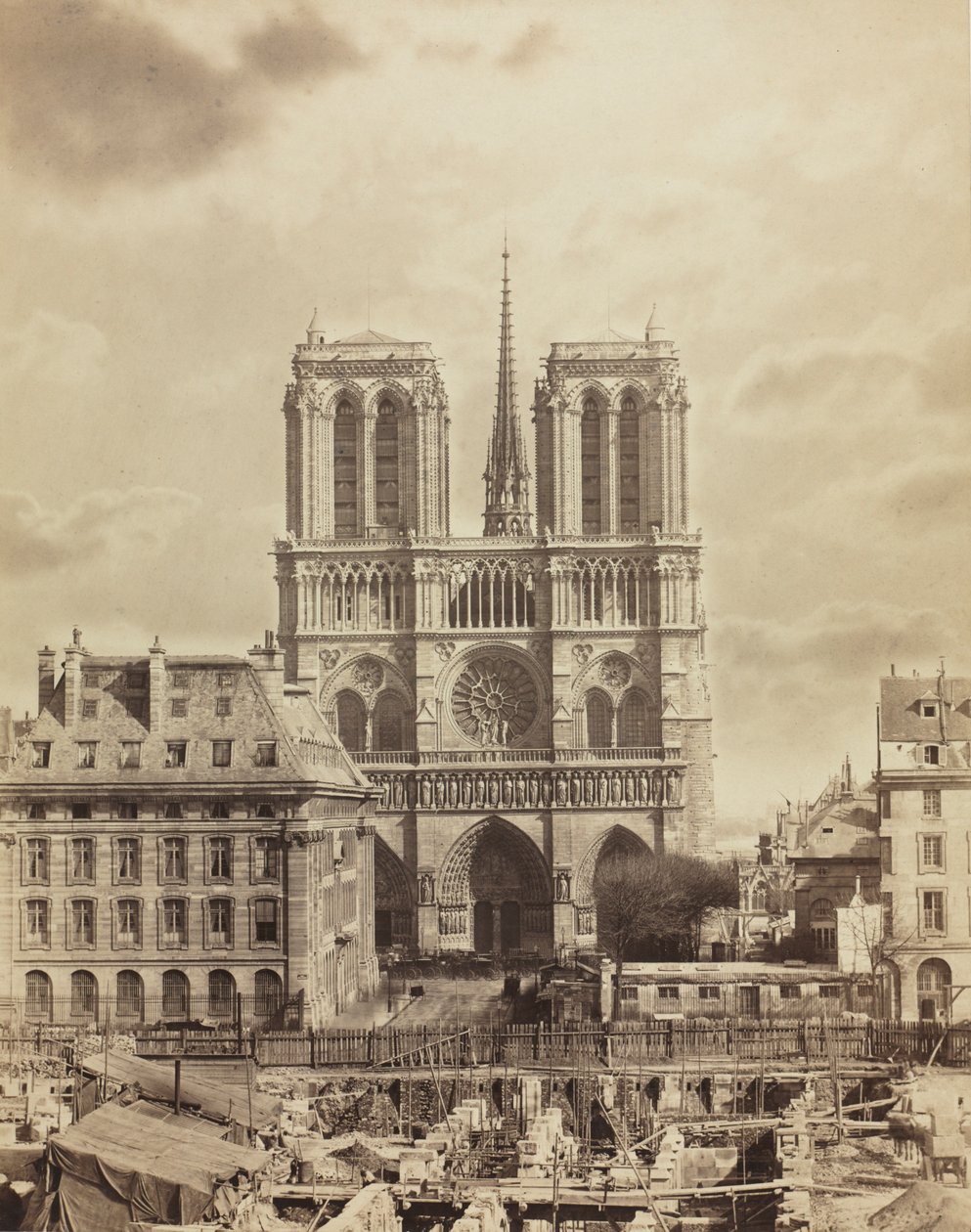 Notre-Dame de Paris, début des années 1860 - Charles Soulier