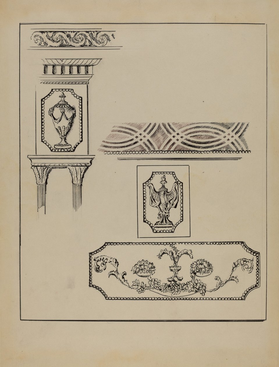 Détails de lambris - Charles Squires