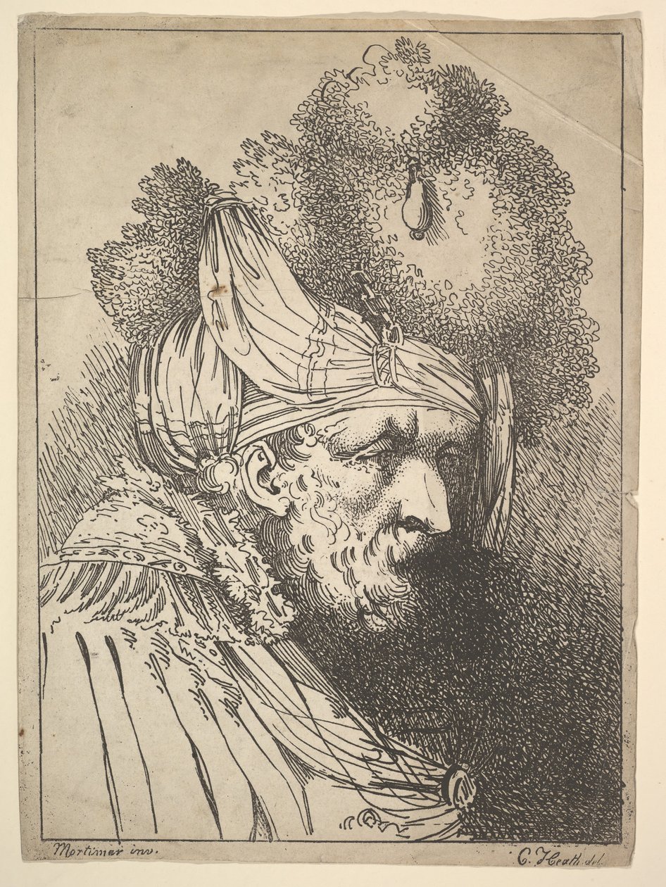 Tête orientale, ca. 1803 - Charles Theodosius Heath