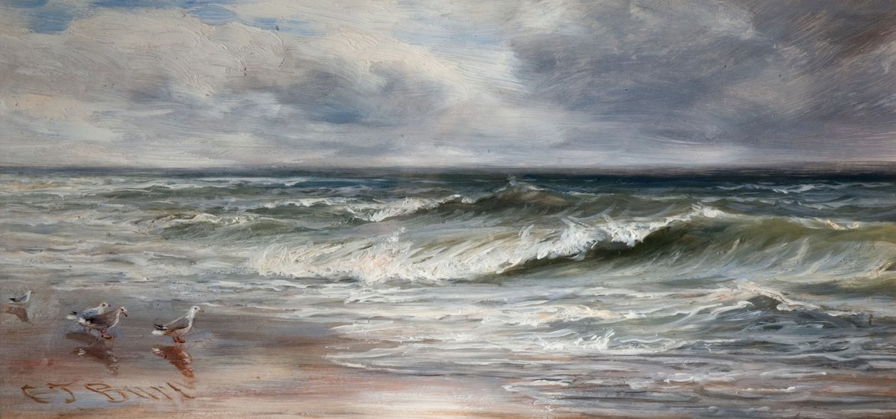 Vagues de mer, 1880 - Charles Thomas Burt