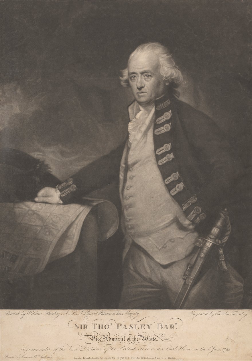 Sir Thomas Pasley - Charles Townley