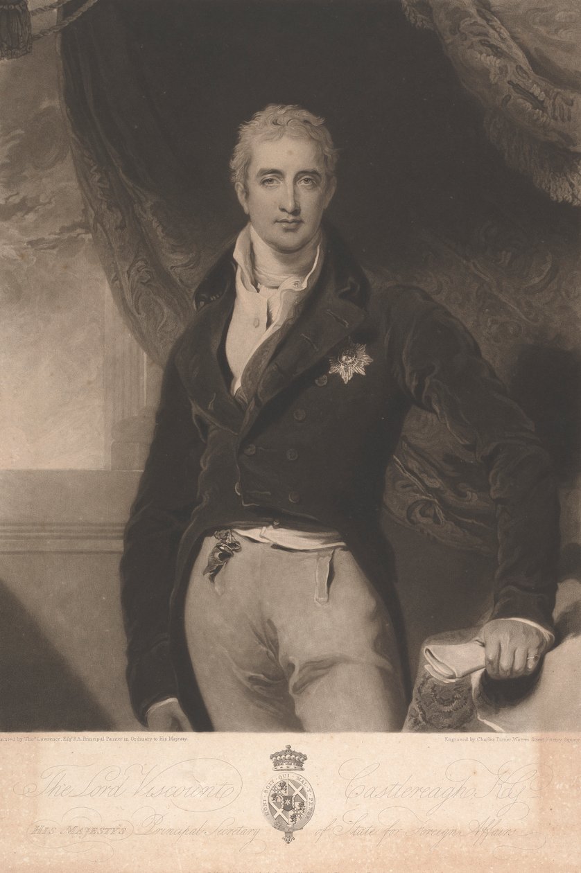 Lord Vicomte Castlereagh - Charles Turner