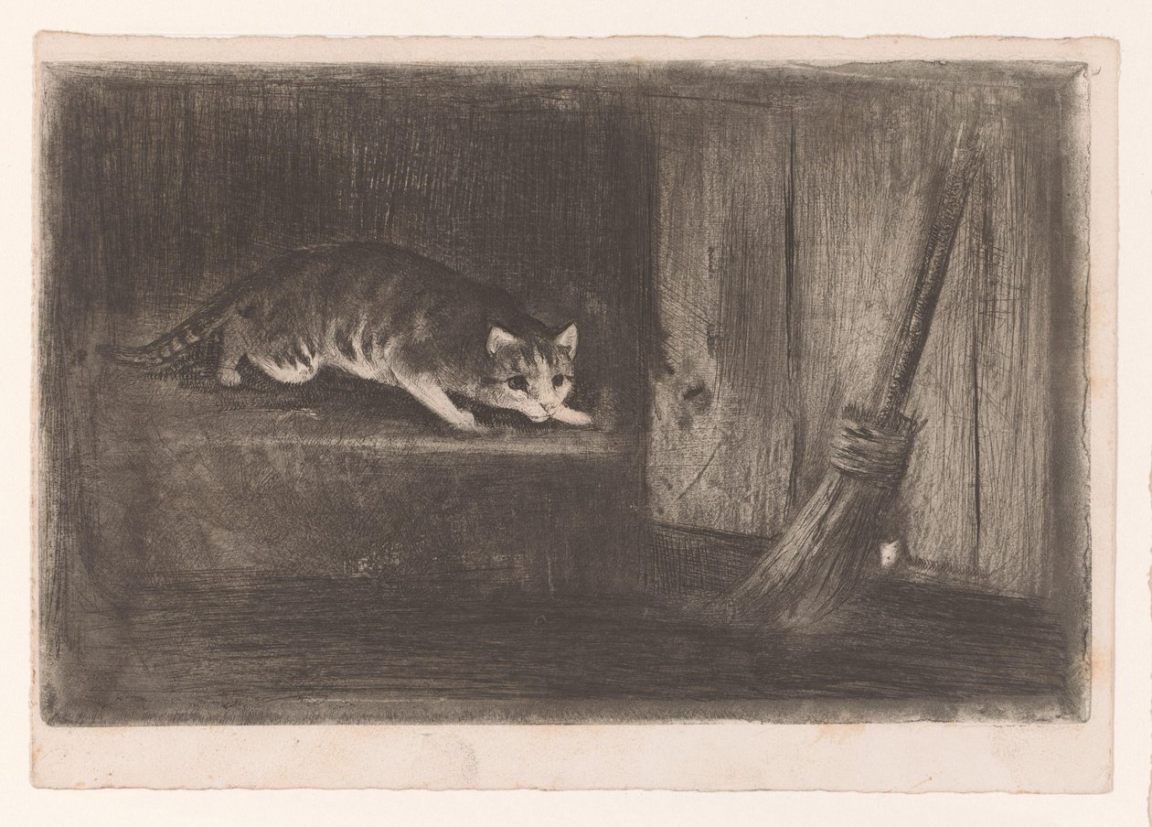 Chat et souris - Charles Verlat