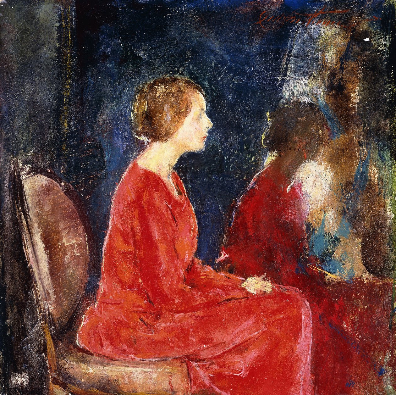 La Robe rouge - Charles Webster Hawthorne