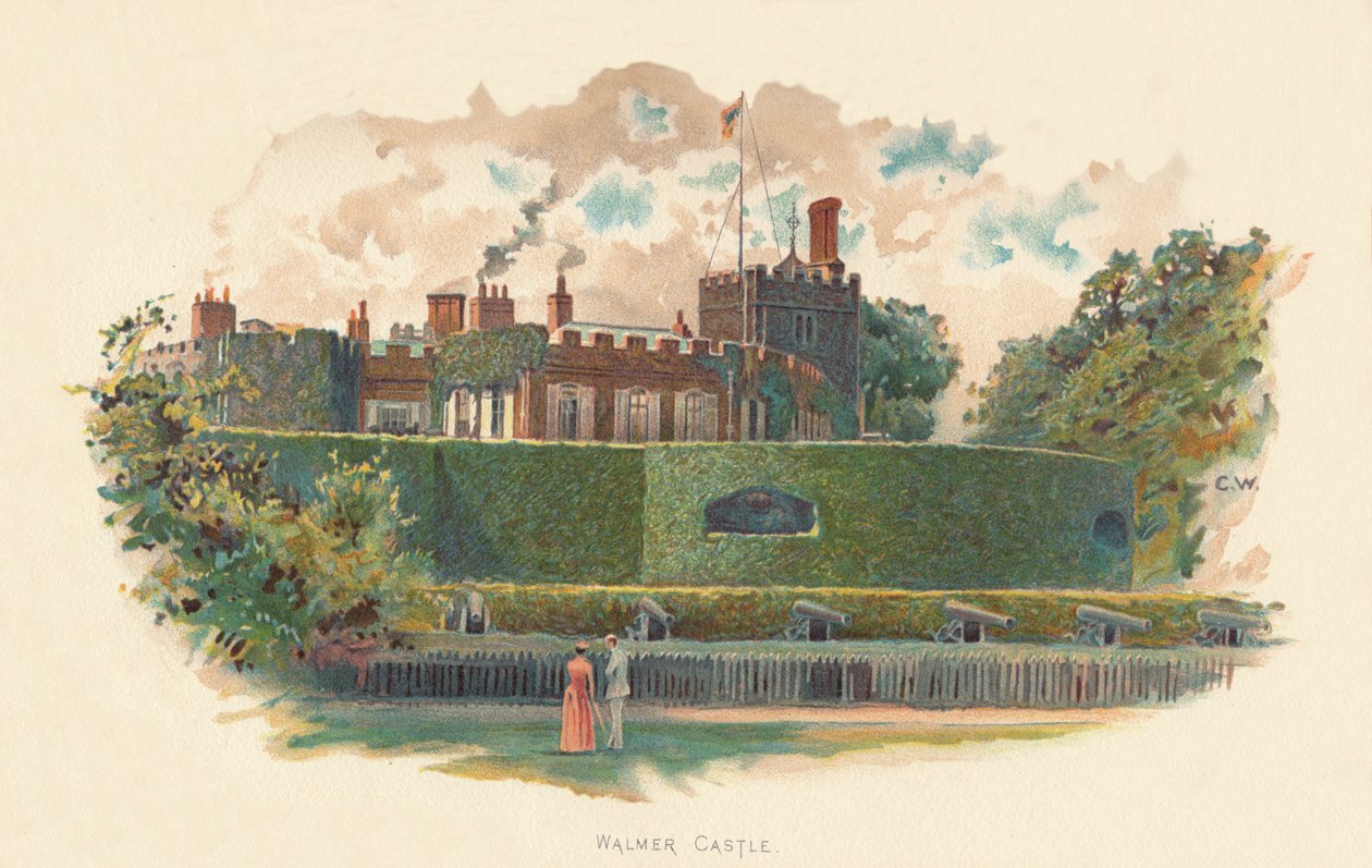 Château de Walmer, vers 1890 - Charles Wilkinson
