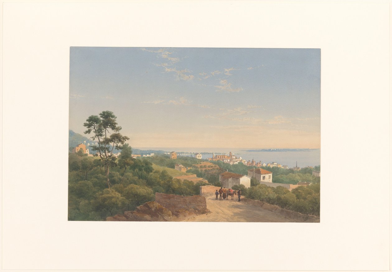 Vue de Cannes - Charles William Meredith van de Velde