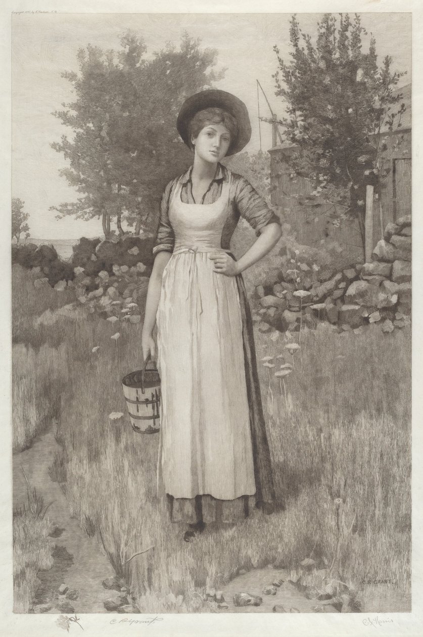 Sans titre (Fille de fermier) - Charles X. Harris