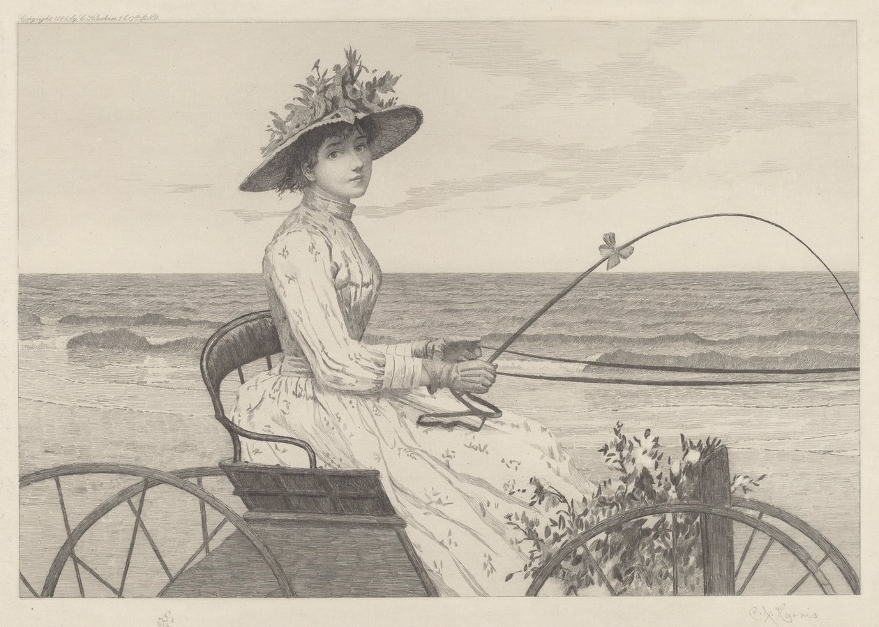 Sans titre (Femme dans une Carrosse) - Charles X. Harris