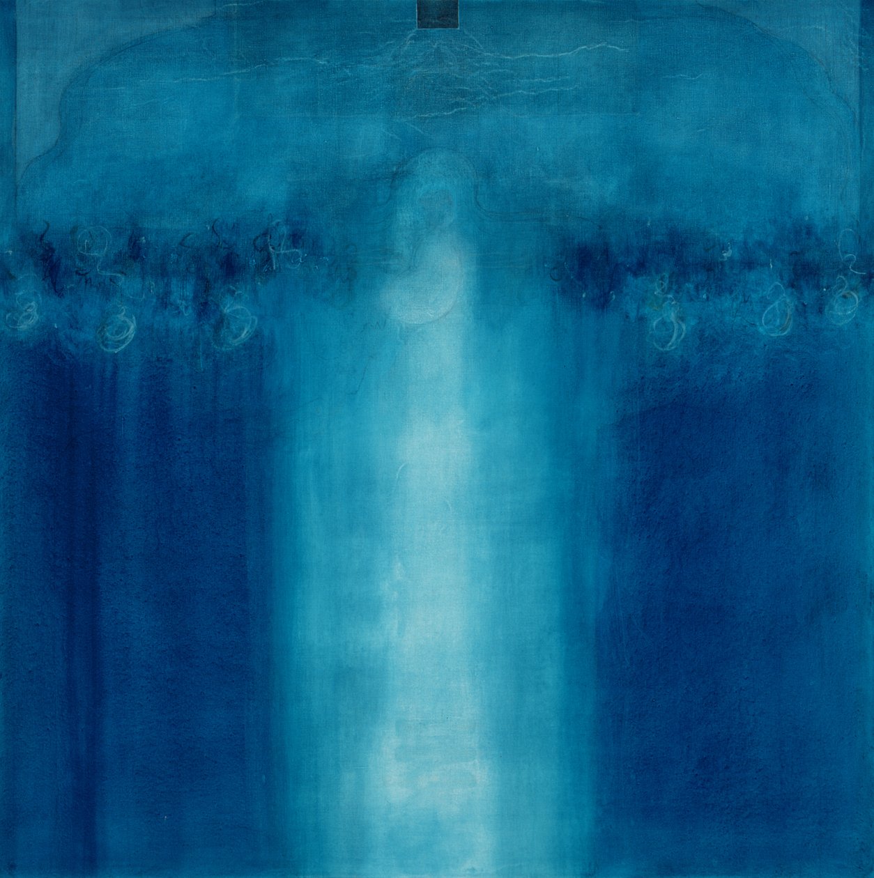Peinture bleue sans titre, 1995 - Charlie Millar