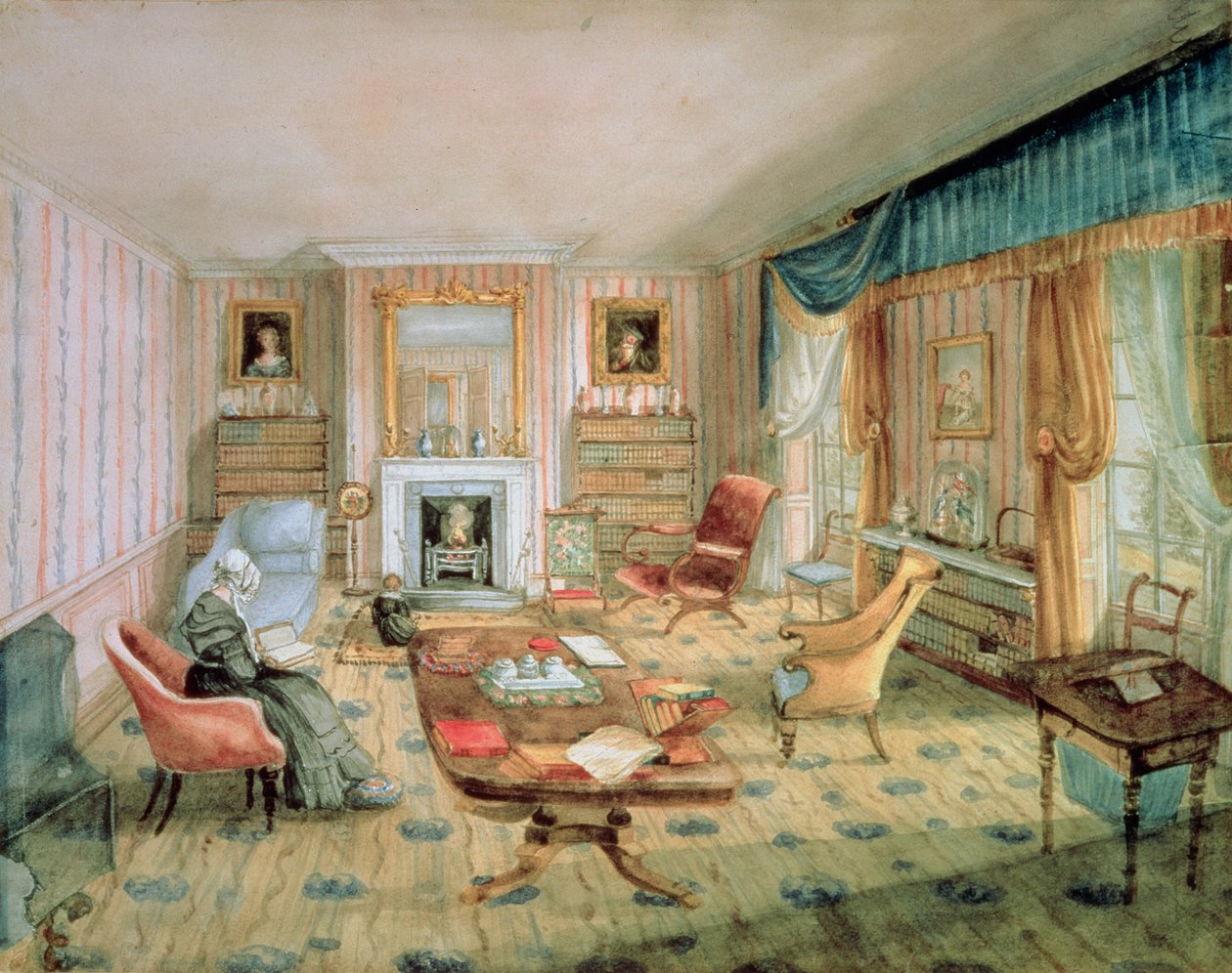 Le salon, White Barnes, f.55 d