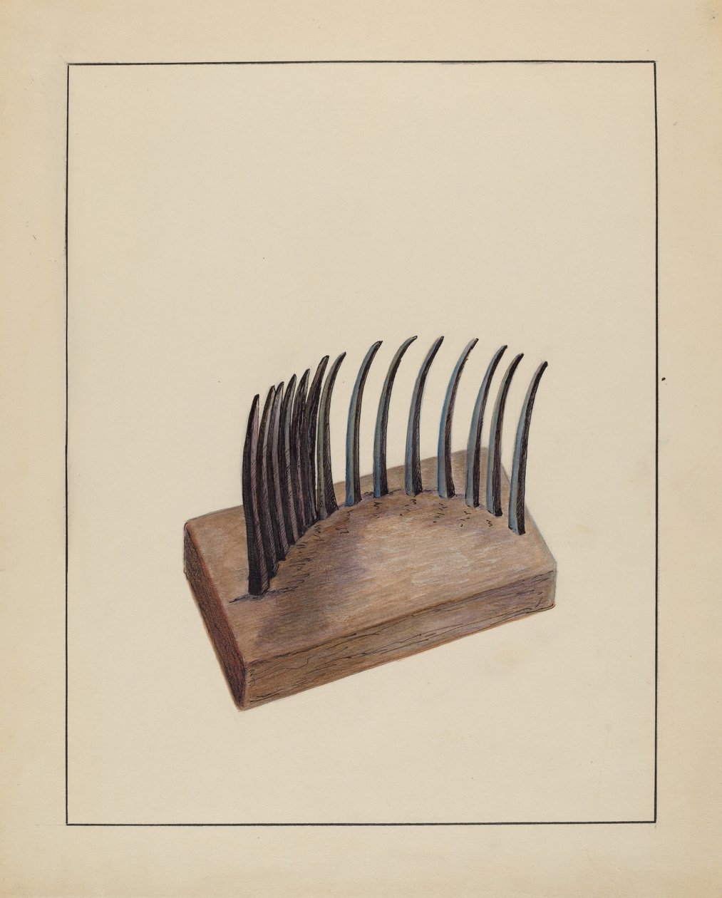 Peigne (pour usage agricole) - Charlotte Winter