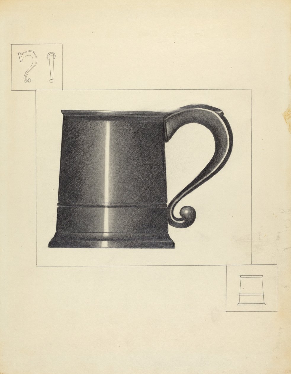 Chope en étain - Charlotte Winter