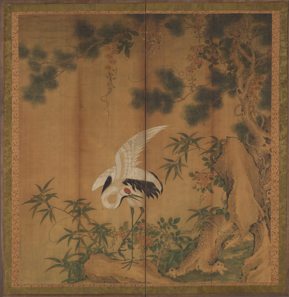 Grue et pin - Chen Zhaofeng