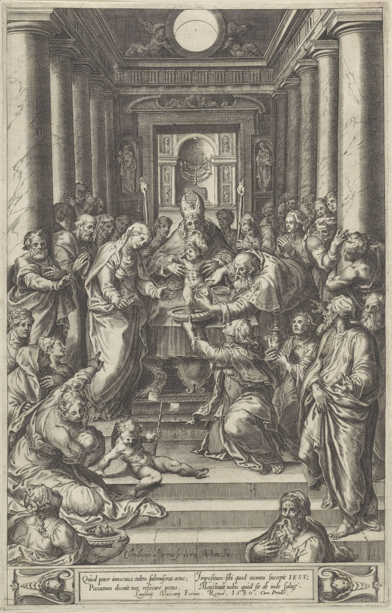 Circoncision du Christ - Cherubino Alberti