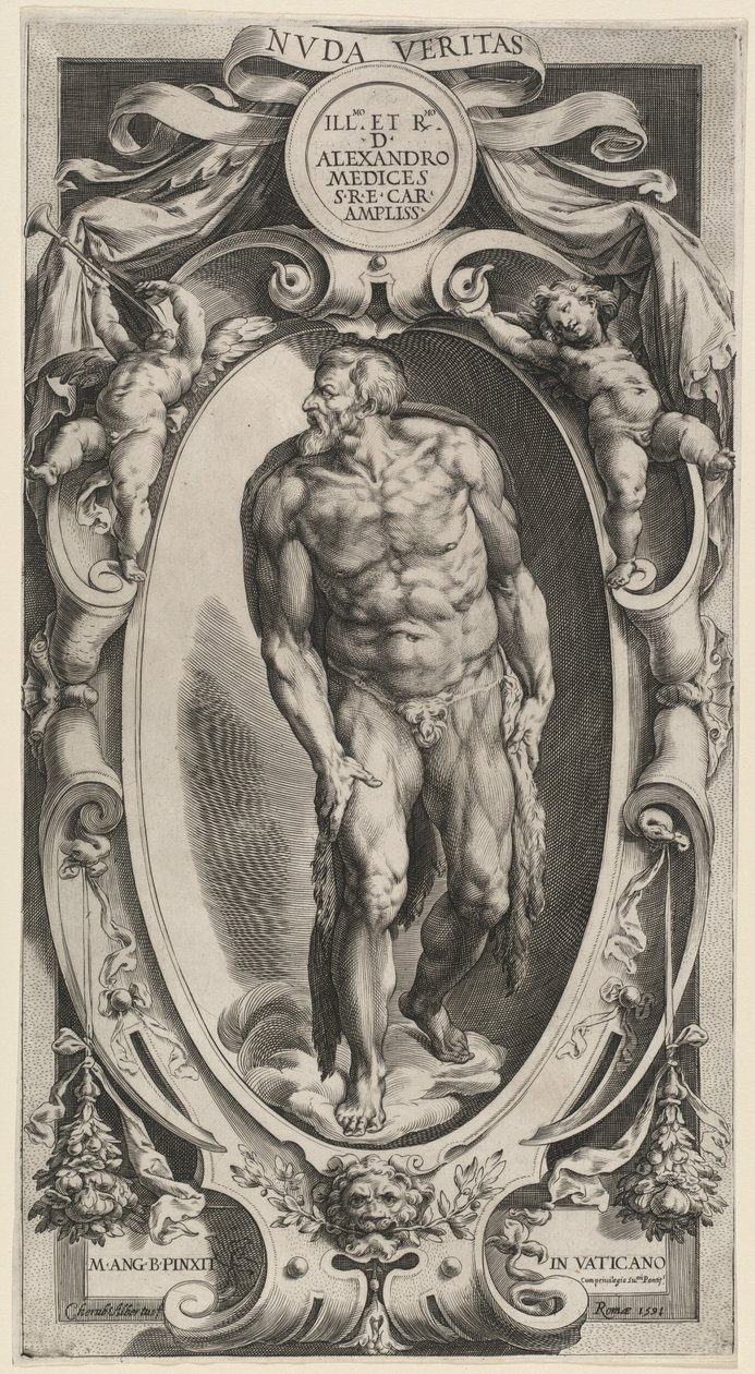 Saint Jean-Baptiste - Cherubino Alberti after Michelangelo