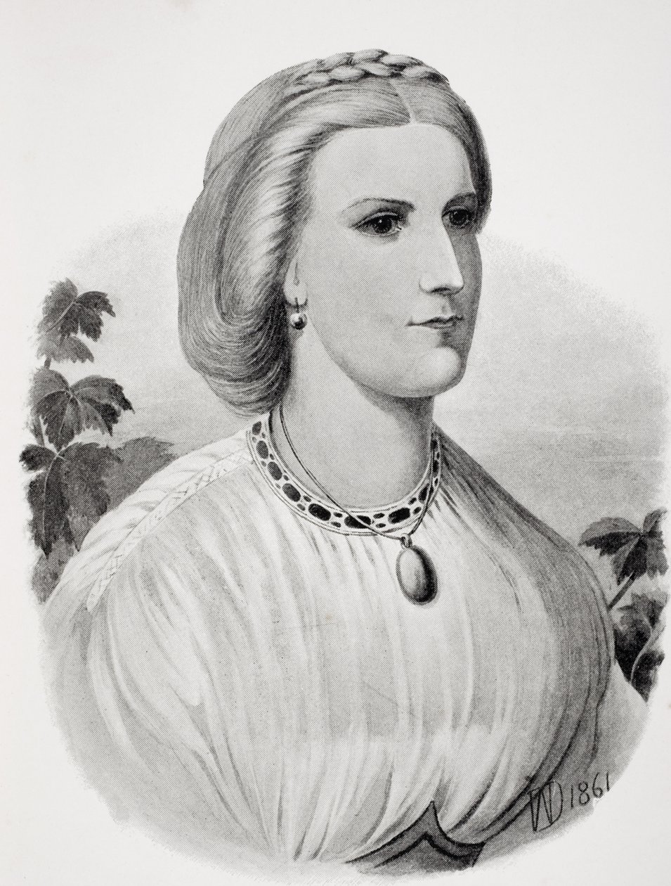 Lady Isabel Burton en mariée, de 