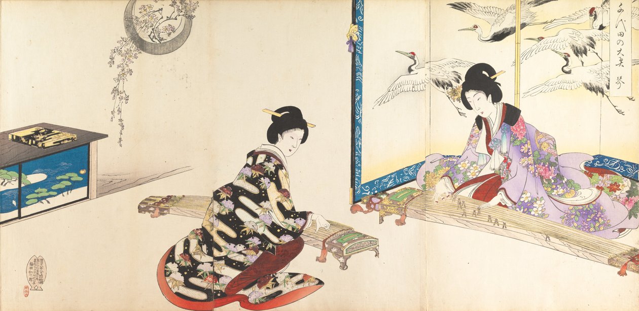 Album de Femmes du Château de Chiyoda, 1895 - Chikanobu Yoshu