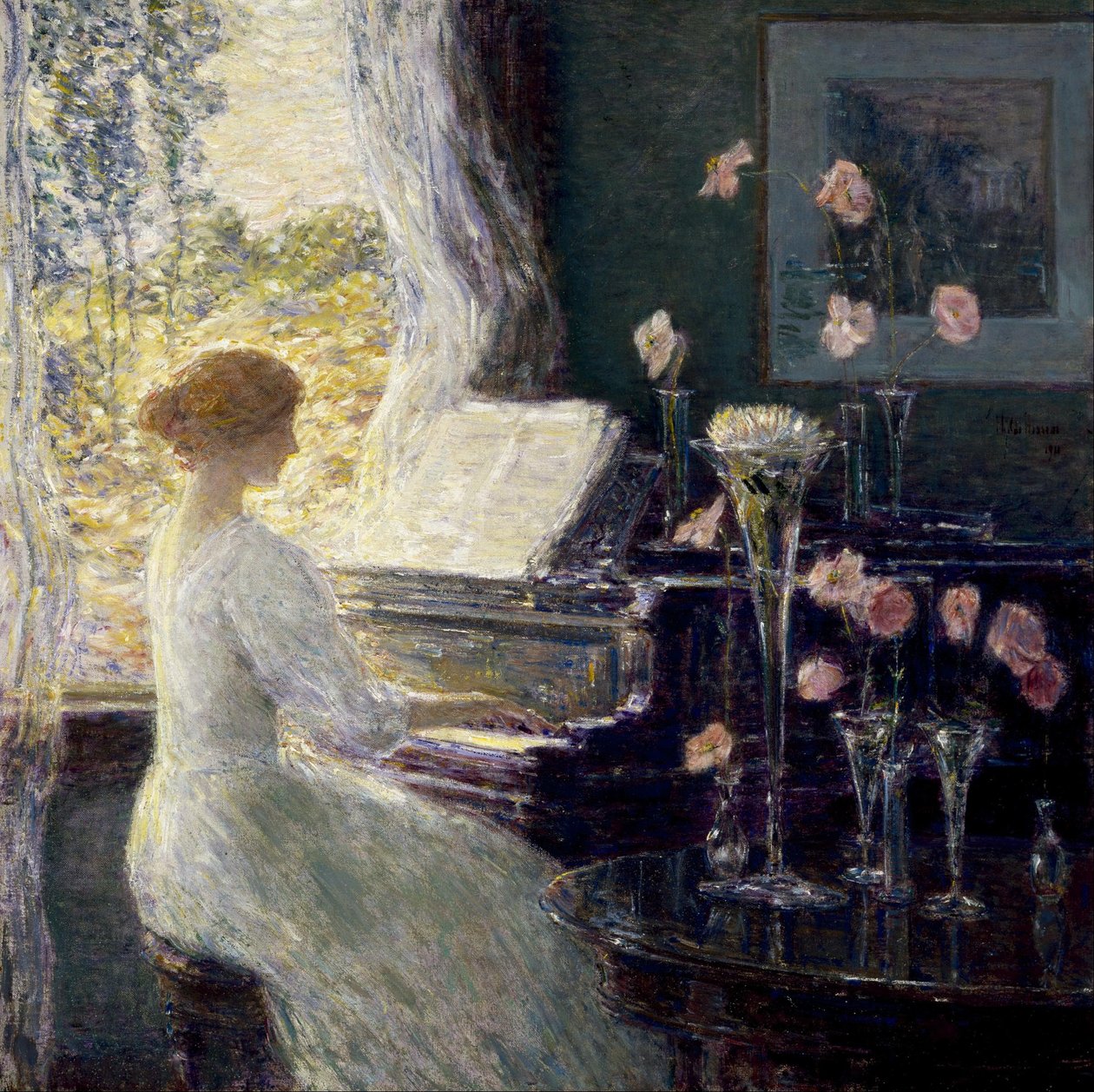La sonate - Childe Hassam