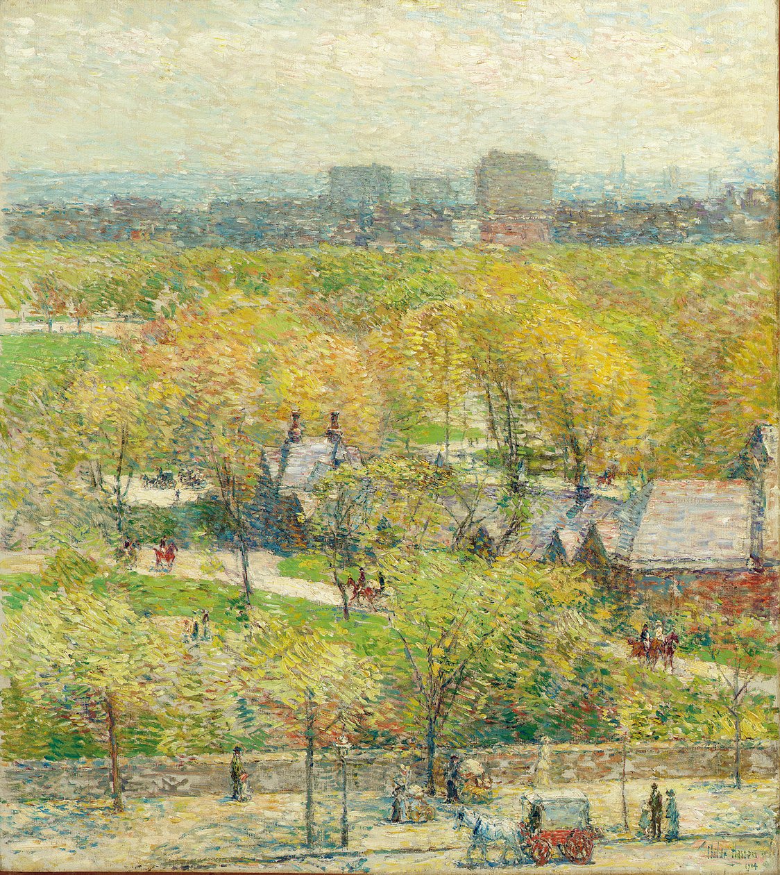 À travers le parc - Childe Frederick Hassam