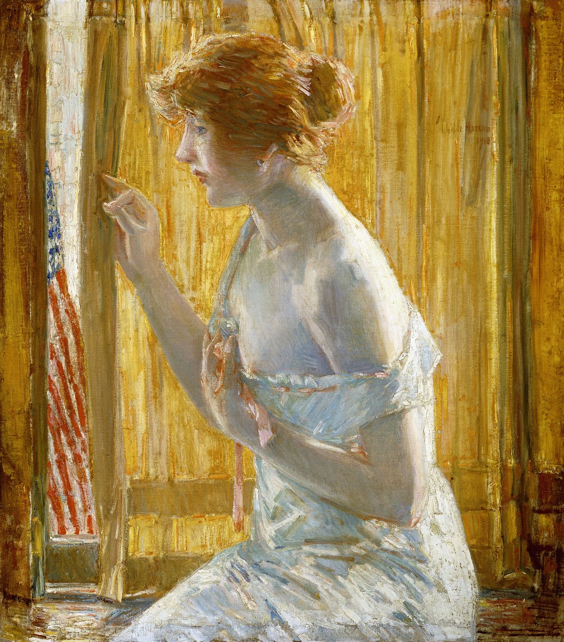 Garçons Marchant - Childe Frederick Hassam