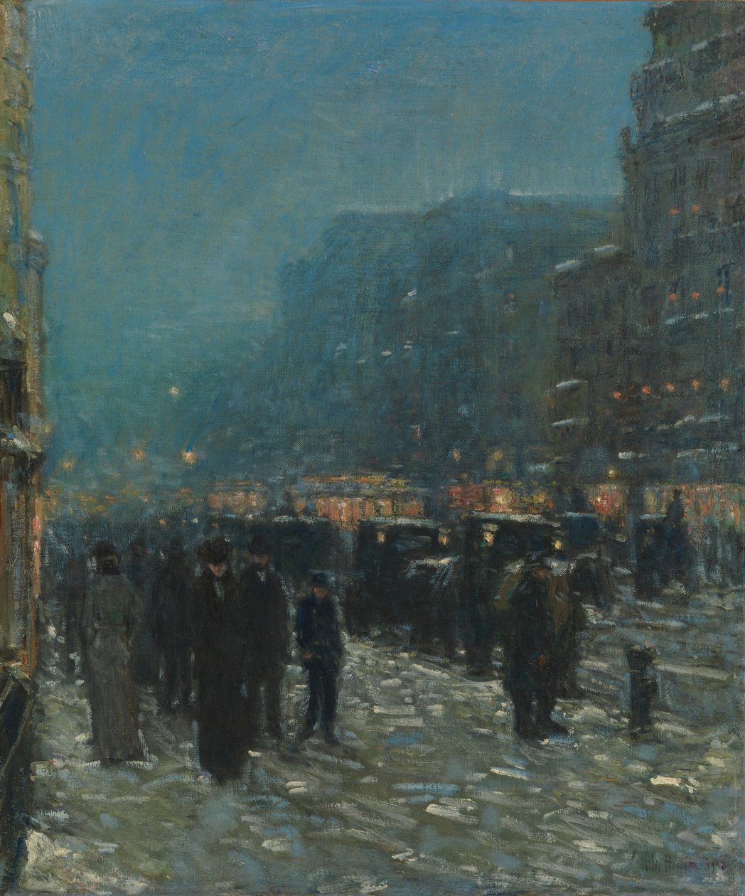 Broadway et 42e Rue - Childe Frederick Hassam