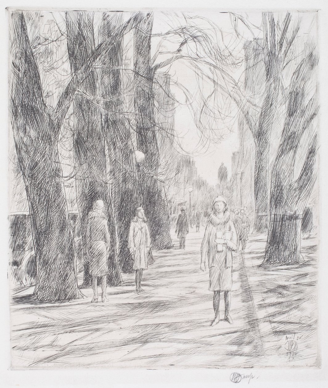 Lafayette Square, Washington - Childe Frederick Hassam