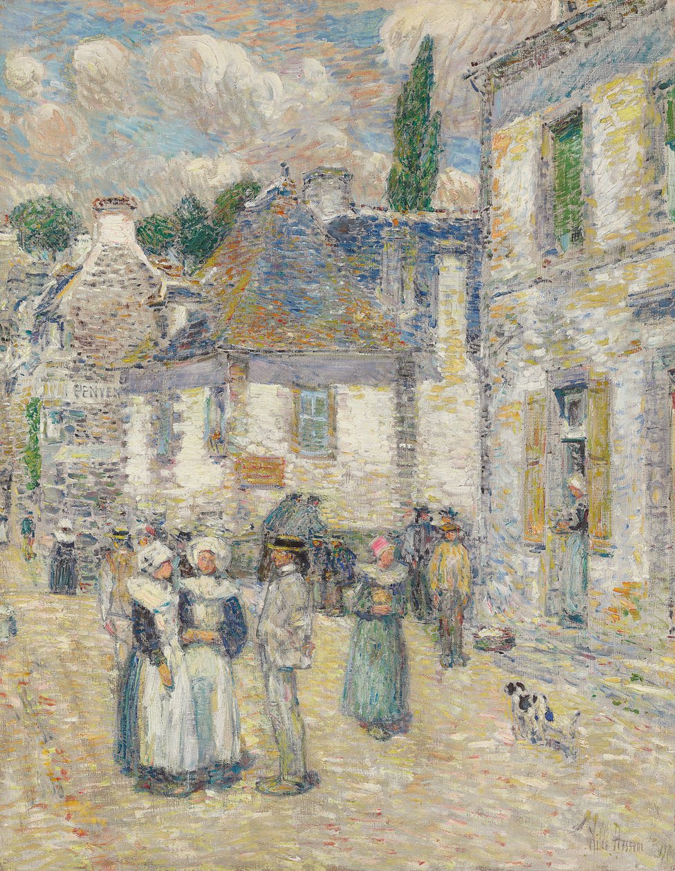 Pont-Aven - Childe Frederick Hassam