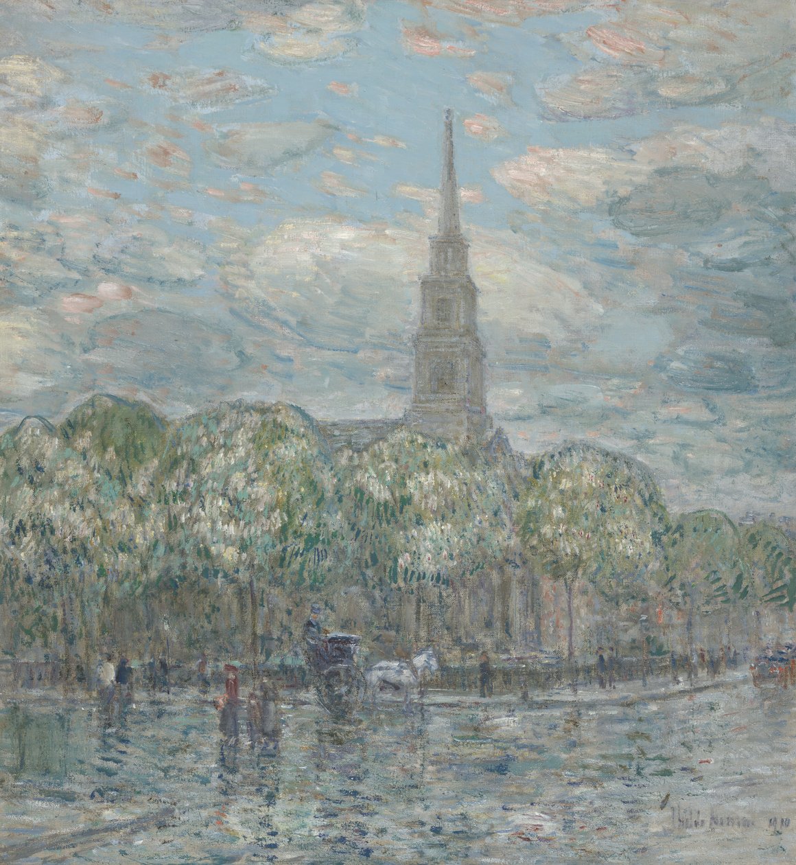 Saint-Marc dans le Bowery - Childe Frederick Hassam
