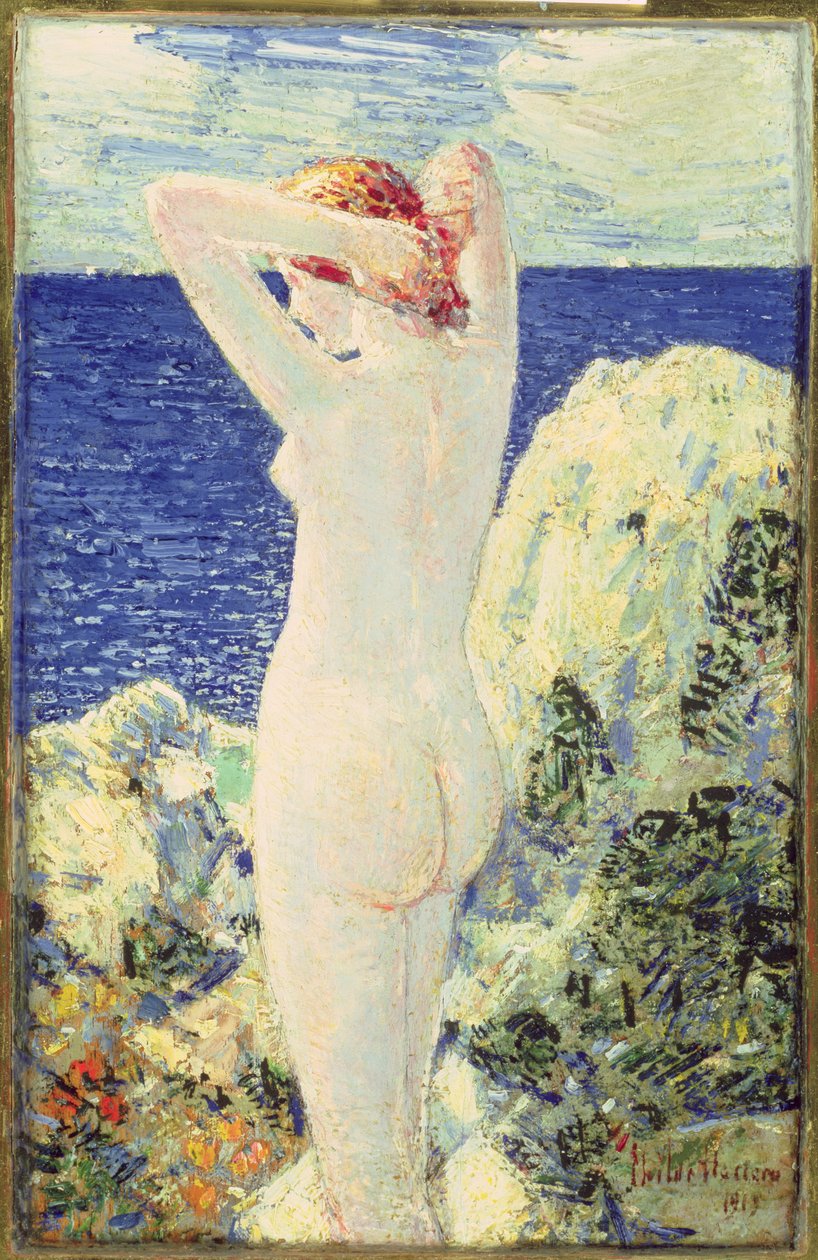 Le Baigneur - Childe Frederick Hassam