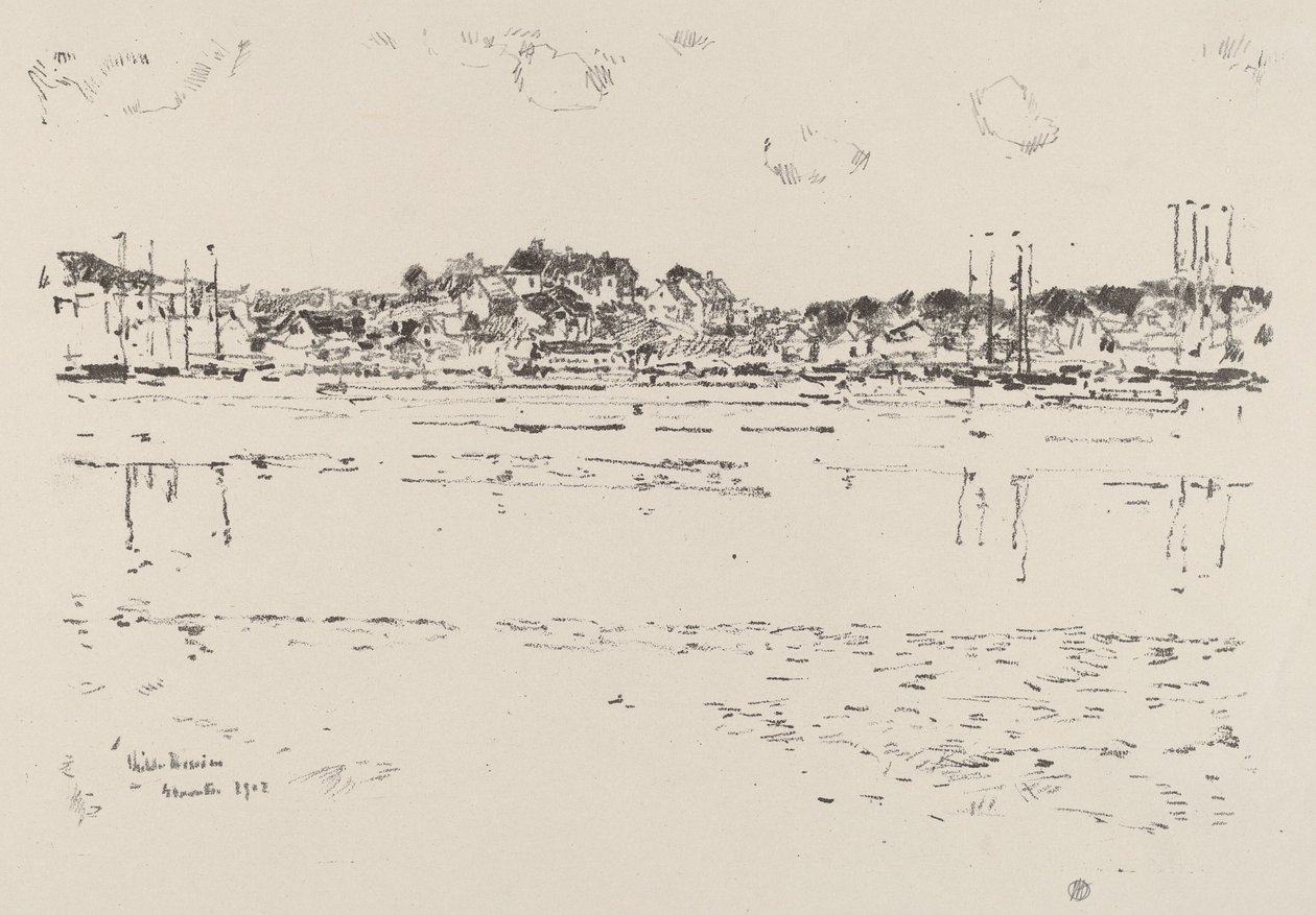 Port intérieur - Childe Hassam