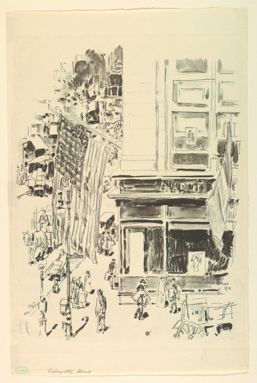 Rue Lafayette - Childe Hassam