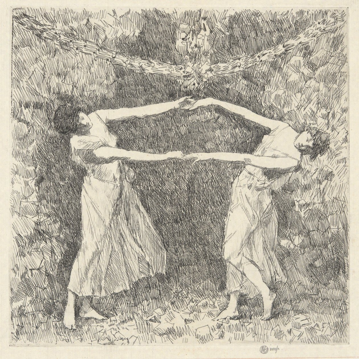 Danse du laurier - Childe Hassam