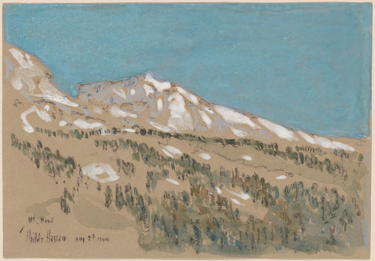 Mont Hood, Oregon - Childe Hassam