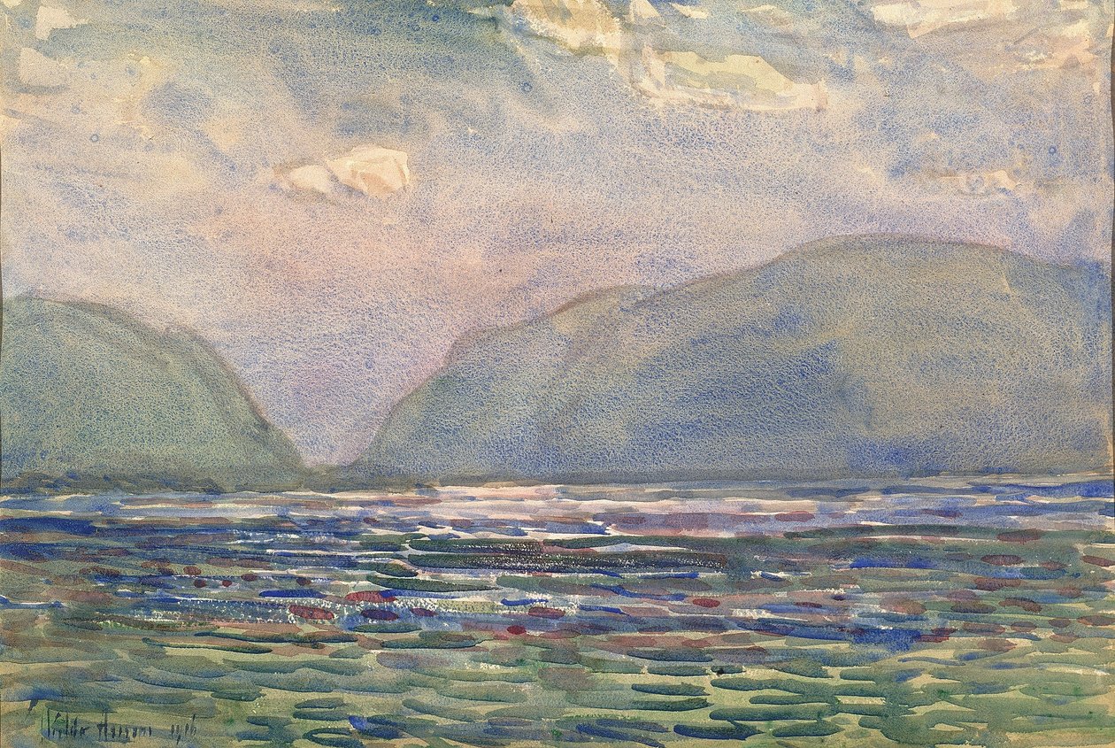 Midi au-dessus de Newburgh - Childe Hassam