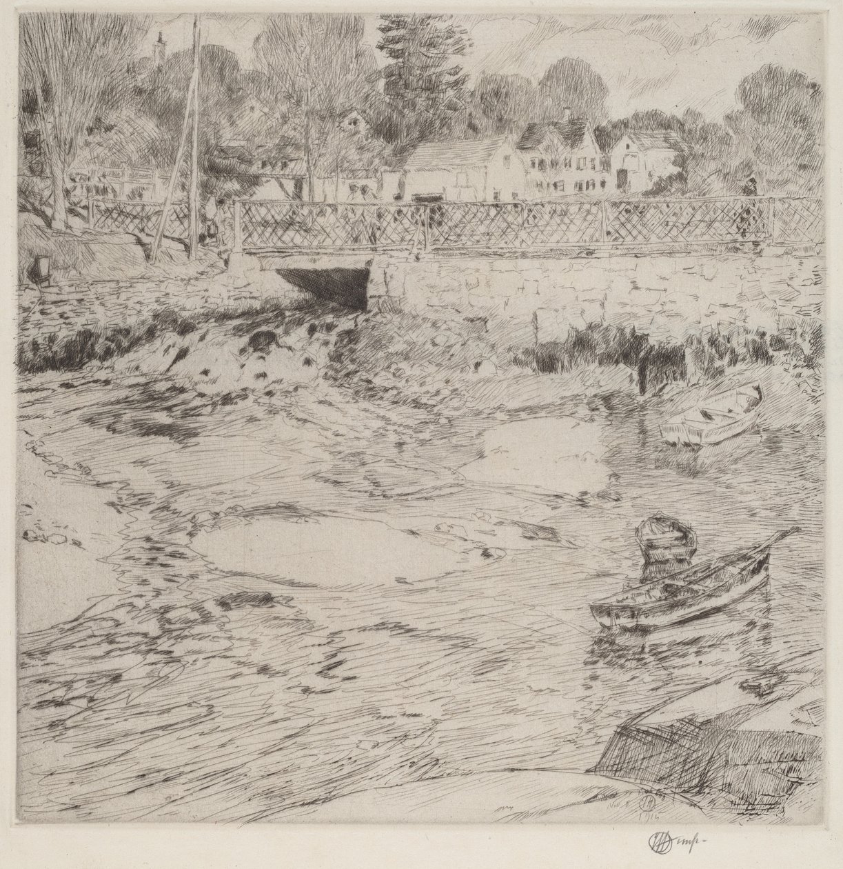Vieille dentelle - Childe Hassam
