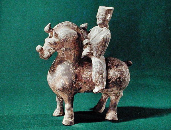Cavalier (terre cuite) - Chinese School