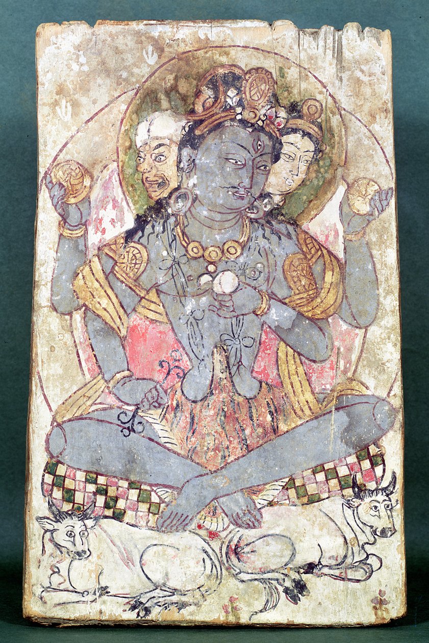 Shiva de Dandan-Uiliq, Khotan, c.500-527 av. J.-C. - Chinese School