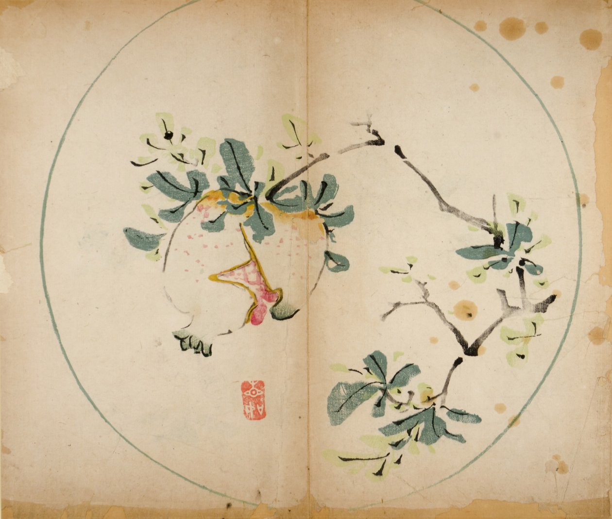 Impressions du studio des dix bambous, 1643 (gravure sur bois) - Chinese School