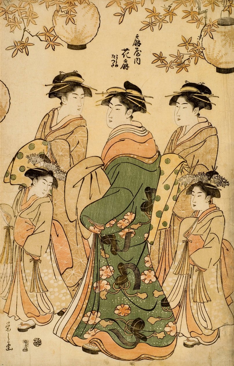 Gravure sur bois - Chobunsai Eishi