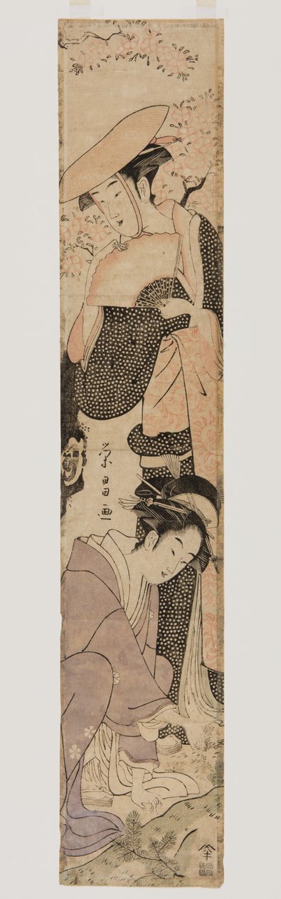 (impression sur bois en couleur) - Chokosai Eisho