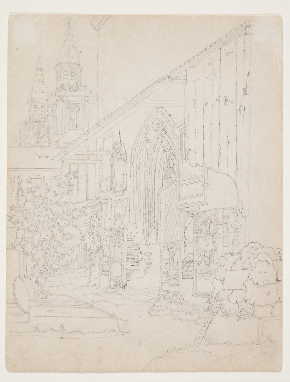 Vue sur le jardin d