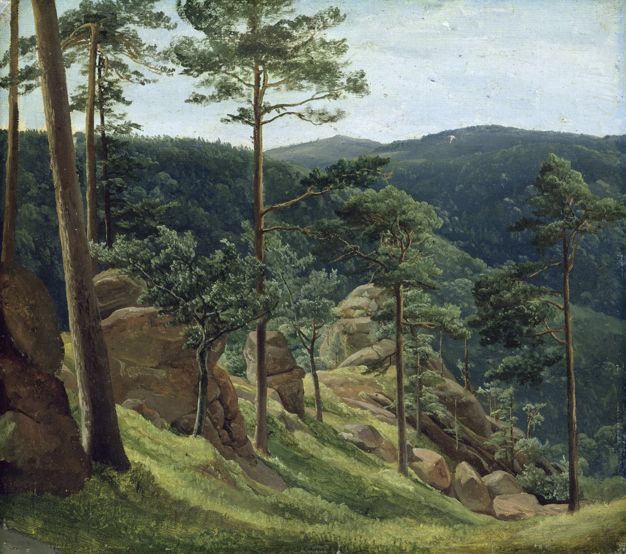 Vue du mont Brocken, 1829 - Christian Ernst Bernhard Morgenstern