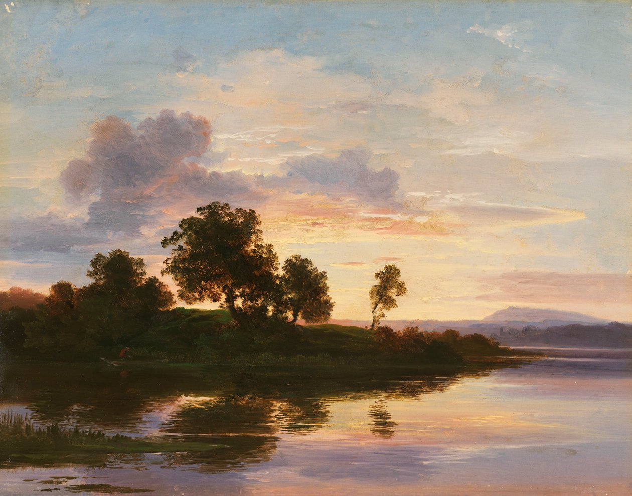 Ambiance du soir au lac de Starnberg - Christian Ernst Bernhard Morgenstern
