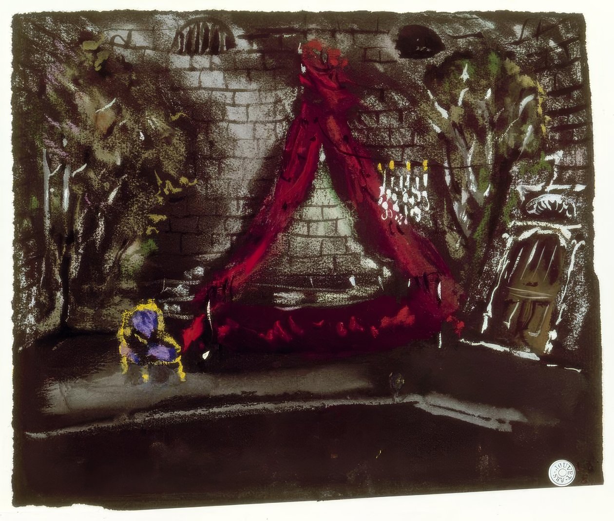 Conception de décor de scène - Christian Bérard
