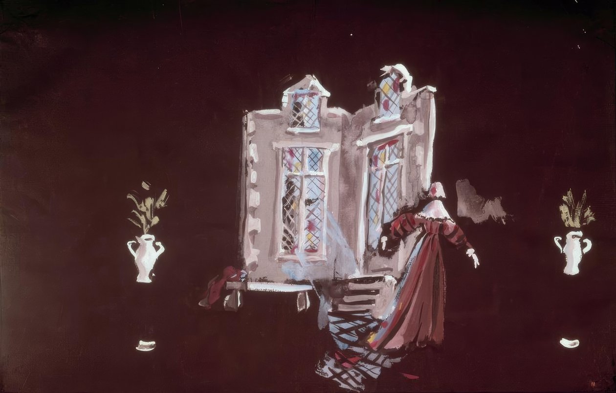 Conception de décor de scène pour la Comédie-Française, 1937 - Christian Bérard