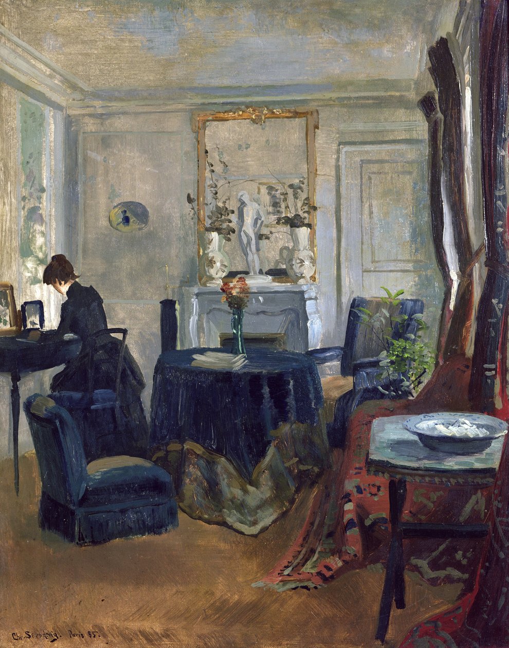 Intérieur, Paris - Christian Eriksen Skredsvig